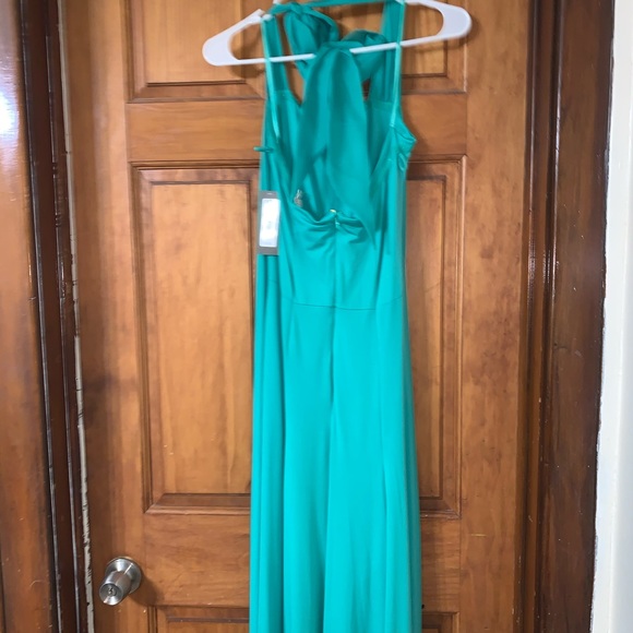 Turquoise green dress size 10 - Picture 3 of 7